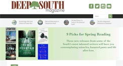 Desktop Screenshot of deepsouthmag.com